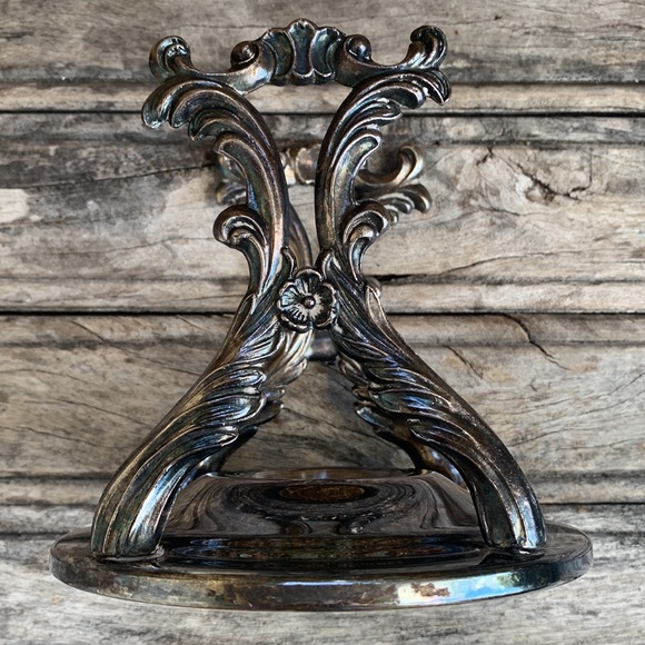 Vintage F.B. Rogers Silver Company Gravy Boat Stand - Picture 8 of 10